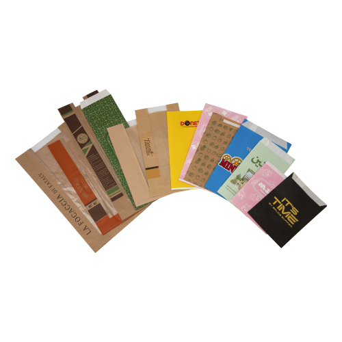 V-bottom greaseproof bag for fried food packaging