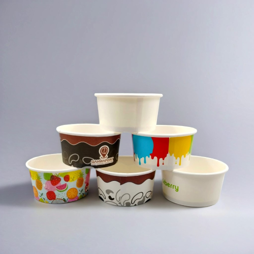 custom paper ice cream cups wholesale