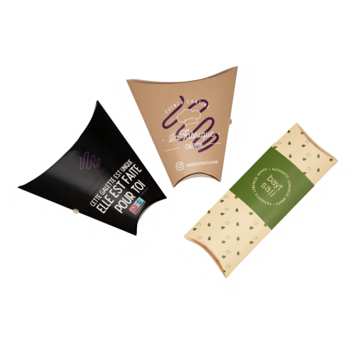 custom printed paper pillow box