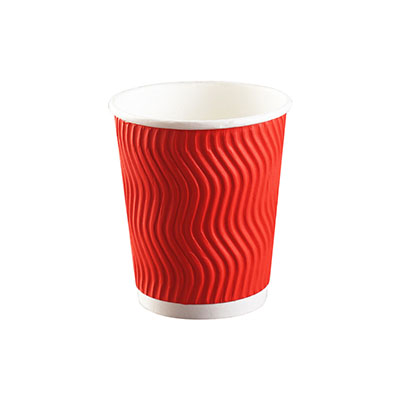 Ripple wall paper cup disposable hot drink cup 8oz 12oz 16oz