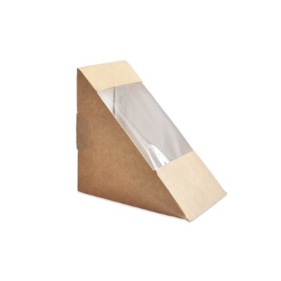 paper sandwich box with window design
