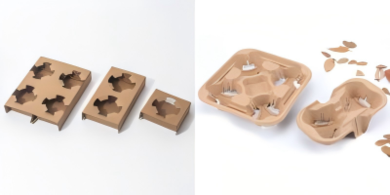 paper and molded pulp cup carriers