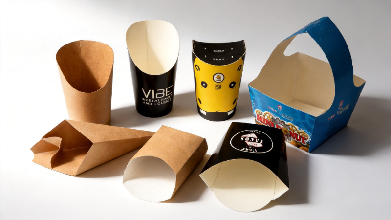 french fries in paper carton